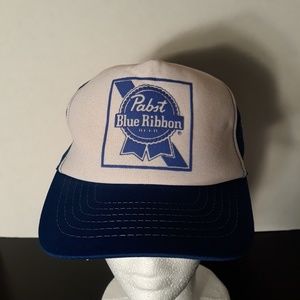 Vintage Pabst Blue Ribbon Beer Hat